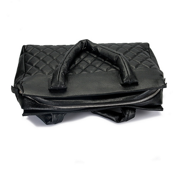 7A Discount Chanel Cambon Bags Black Caviar Leather 3321